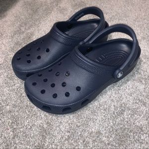 Navy Blue Crocs